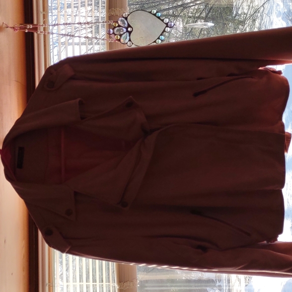 Pink Suede Spring Jacket - Picture 6 of 6